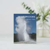 Carte Postale Geyser, parc national de Yellowstone (Debout devant)