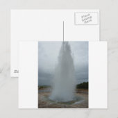 Carte Postale Geysir (Devant / Derrière)