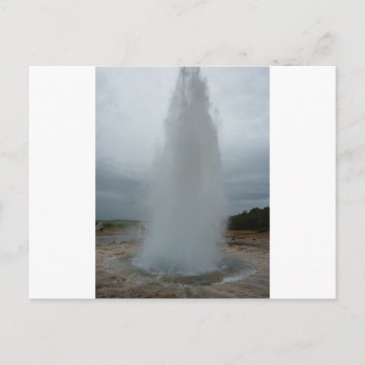 Carte Postale Geysir (Devant)