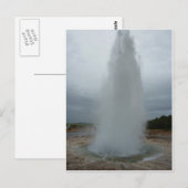 Carte Postale Geysir (Devant / Derrière)