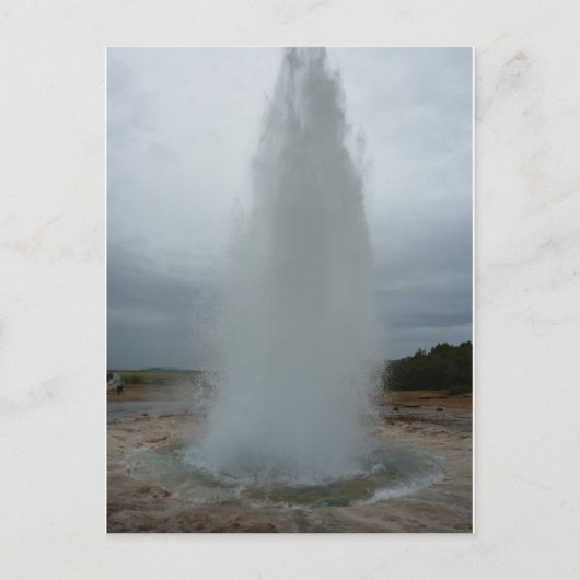 Carte Postale Geysir (Devant)