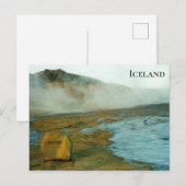 Carte Postale Geysir Islande Photo de voyage (Devant / Derrière)