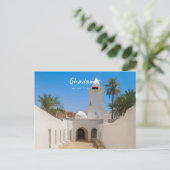 Carte Postale Ghadames, Libye - Mosquée Blanche (Debout devant)
