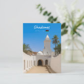 Carte Postale Ghadames, Libye - Mosquée Blanche (Debout devant)