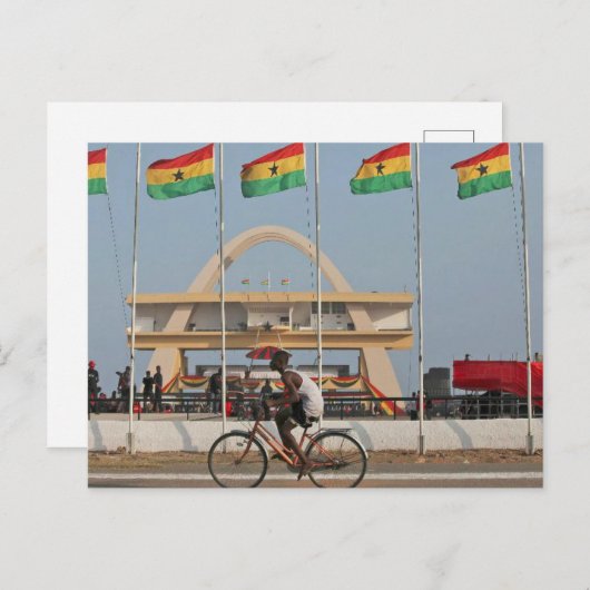 Carte postale Ghana (Devant / Derrière)