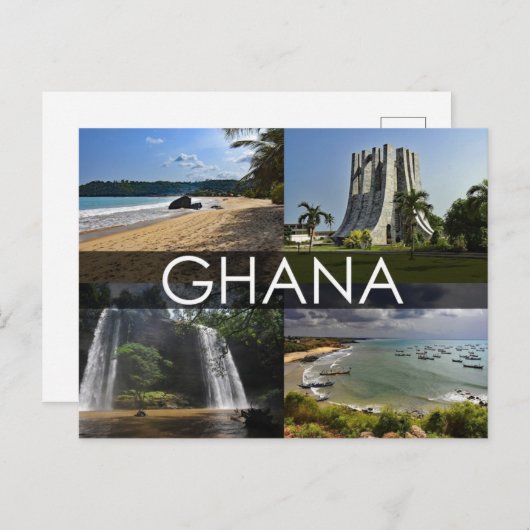 Carte postale Ghana (Devant / Derrière)