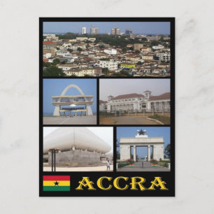 Carte Postale Ghana - Accra - Mosaic -