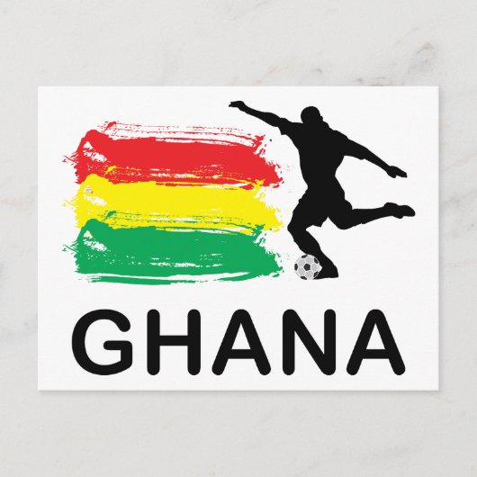 Carte Postale Ghana Football (Devant)