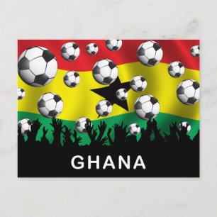 Carte Postale Ghana Football