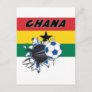 Carte Postale Ghana Football de football Swag