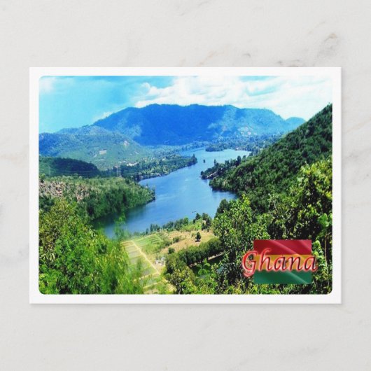 Carte Postale Ghana - Lac Volta - (Devant)