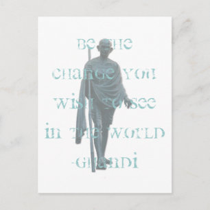 Carte Postale ghandi