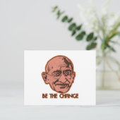 Carte Postale Ghandi Soit Le Changement (Debout devant)