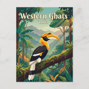 Carte Postale Ghats occidentaux Inde