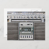 CARTE POSTALE GHETTO BLASTER (Devant / Derrière)