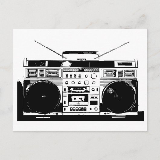Carte Postale Ghetto Blaster (Devant)