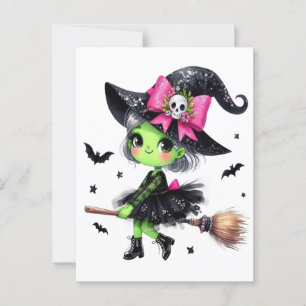 Carte Postale Ghost Éffrayant Mama Retro Halloween Design Vintag