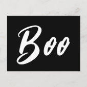 Carte Postale Ghost Halloween blanc noir texte du livre (Devant)