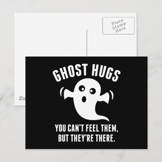 Carte Postale Ghost Hugs (Devant / Derrière)