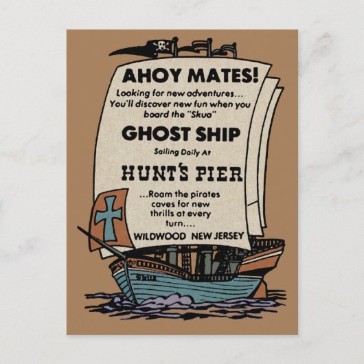 Carte Postale Ghost Ship SKUA Wildwood (Devant)