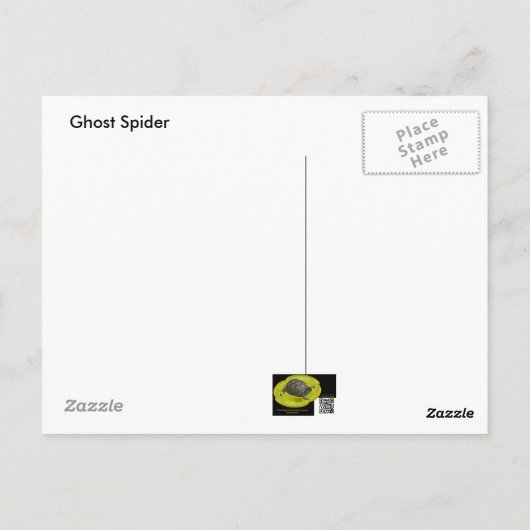 Carte Postale Ghost Spider (Anyphaenid ?) (Dos)