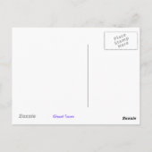 Carte postale Ghost Town (Dos)