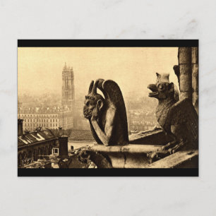 Carte Postale Ghoul Notre Dame, Paris France 1912 Vintage