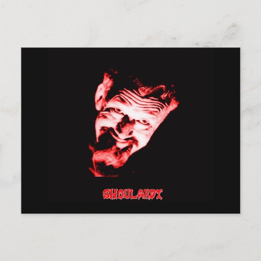 Carte postale Ghoulardi (rouge) (Devant)