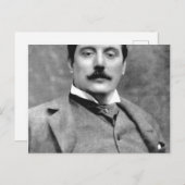Carte Postale Giacomo Puccini (Devant / Derrière)