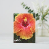 Carte postale Giant Hibiscus Aloha (Debout devant)