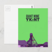 Carte Postale Giant Mine YK : NT (Devant / Derrière)