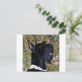 Carte Postale Giant Schnauzer (Debout devant)