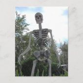 Carte postale Giant Skeleton Halloween (Devant)