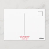 CARTE POSTALE GIAWIL RED (Dos)