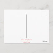 Carte Postale GIAWIL Rose (Dos)