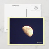 Carte postale Gibbous Moon (Devant / Derrière)