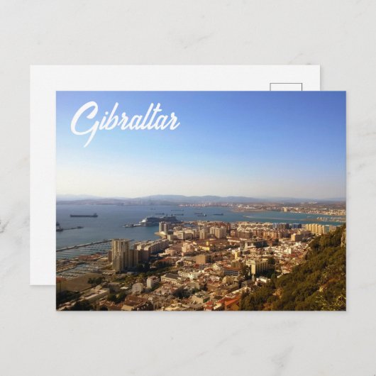 Carte Postale Gibraltar (Devant / Derrière)