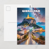 Carte Postale Gibraltar, carrefour des horizons et des voyages (Devant / Derrière)