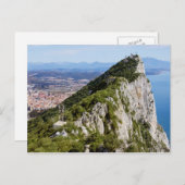 Carte Postale Gibraltar Rock (Devant / Derrière)