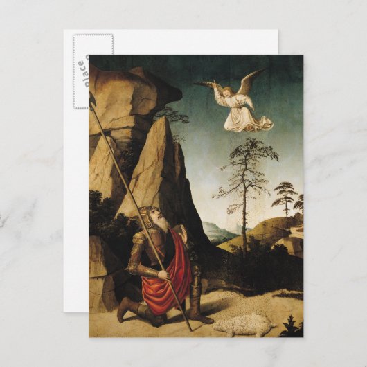 Carte Postale Gideon and the Fleece, c.1490 (Devant / Derrière)