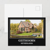 Carte postale Giethoorn Pays-Bas (Devant / Derrière)