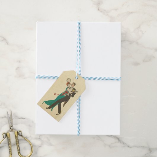 Carte Postale Gift Label Cadeaulabel (Met Touw)
