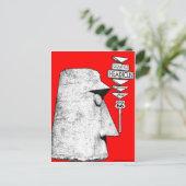 Carte Postale Giganticus Headicus Route 66 Antares signe routier (Debout devant)