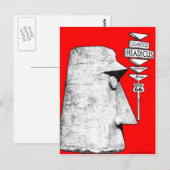 Carte Postale Giganticus Headicus Route 66 Antares signe routier (Devant / Derrière)