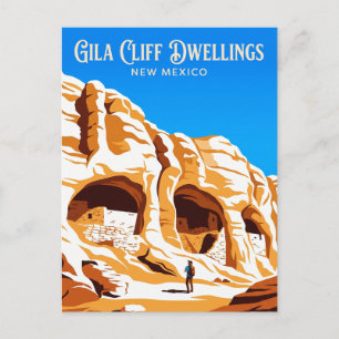 Carte Postale Gila Cliff Dwellings National Monument États-Unis