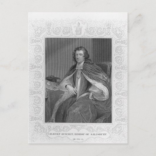 Carte Postale Gilbert Burnet, évêque de Salisbury (Devant)