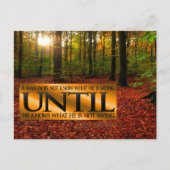 Carte Postale Gilbert K. Chesterton Citation Inspirationnelle "D (Devant)