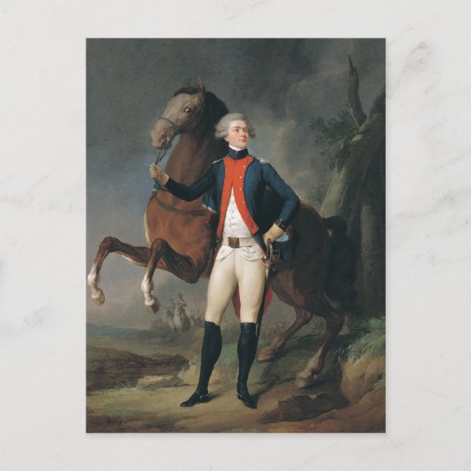 Carte Postale Gilbert Motier Marquis de la Fayette, 1788 (Devant)