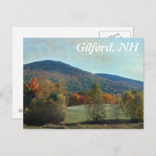 Carte Postale Gilford, NH (Devant / Derrière)