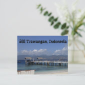 Carte postale Gili Trawangan (Debout devant)